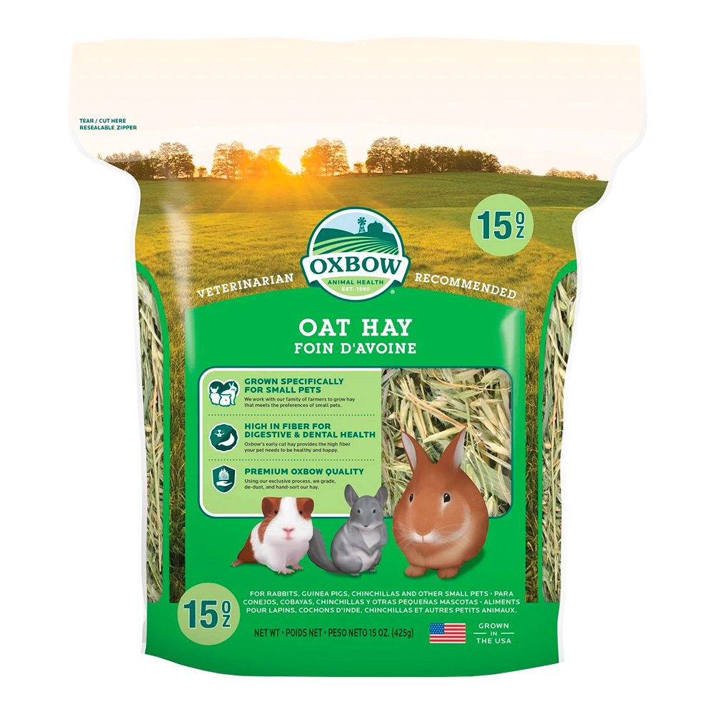 Oxbow Animal Health Oat Hay Small Animal Treat 15-oz