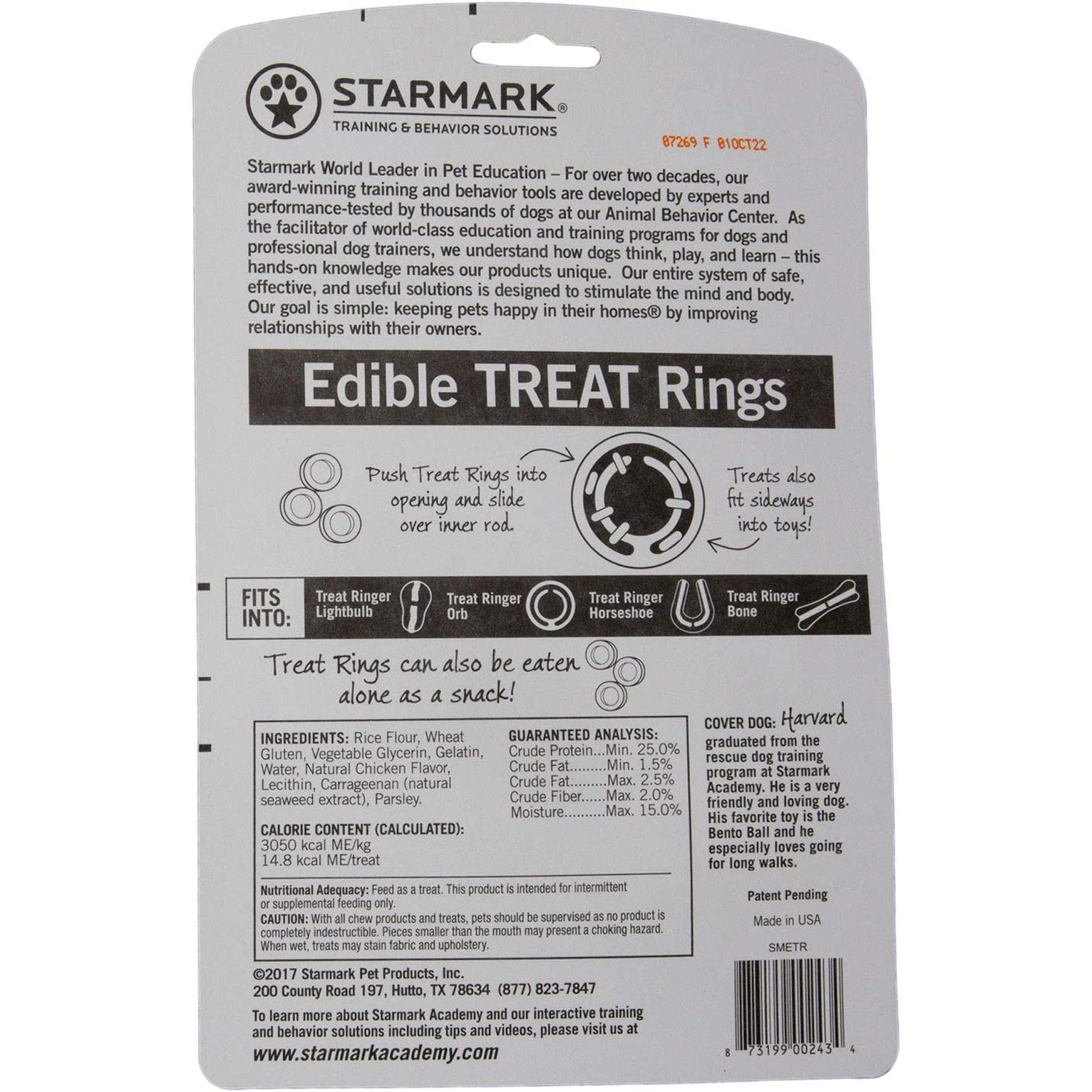 Starmark Edible Dog Treat Rings USA 32-oz