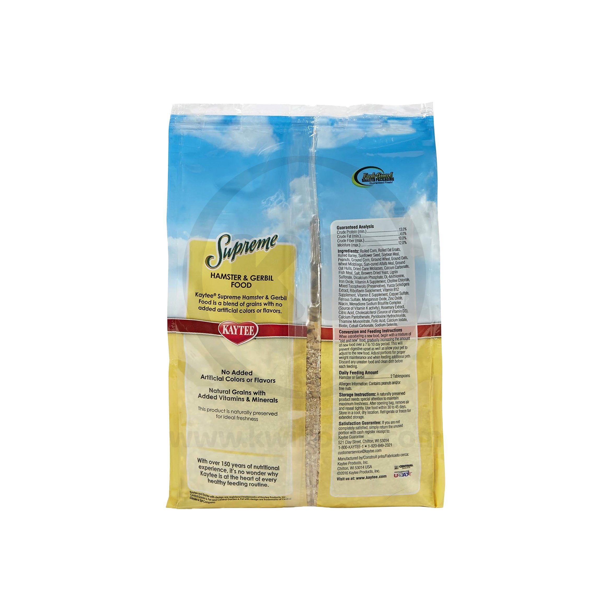 Kaytee Supreme Hamster & Gerbil Food 2-lb