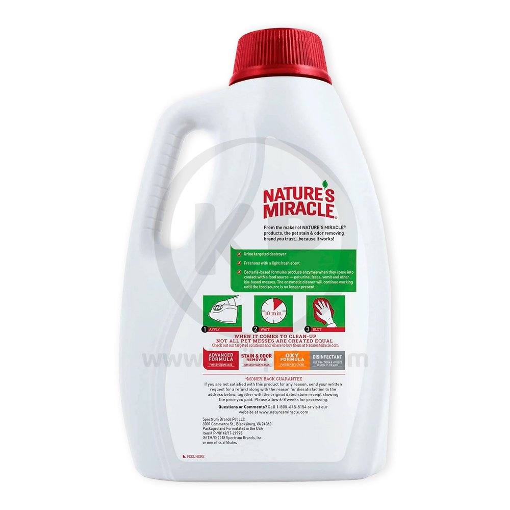 Nature’s Miracle Enzymatic Formula Urine Destroyer for Cats 128-oz