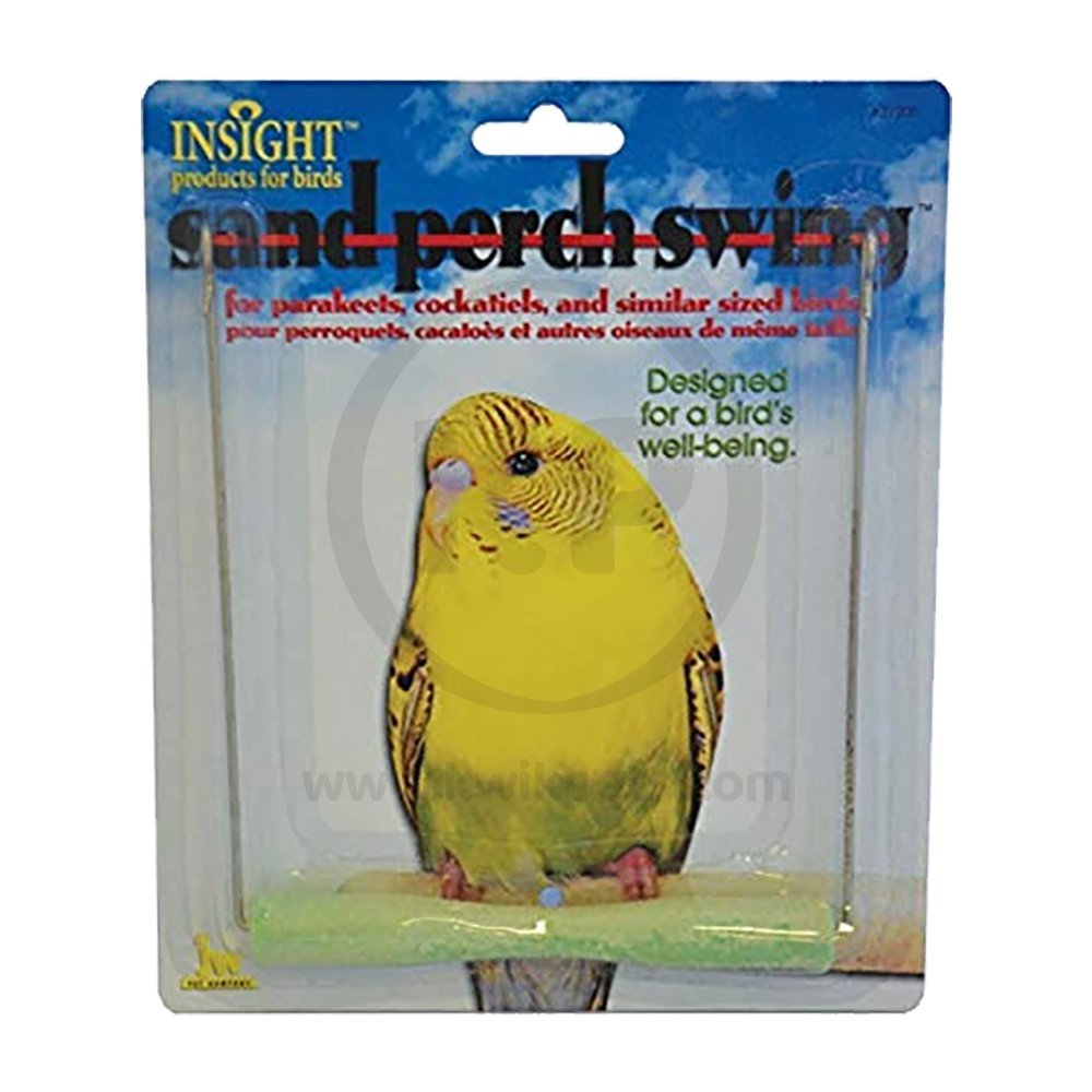 JW Pet Insight Sand Perch Swing Bird Toy Small