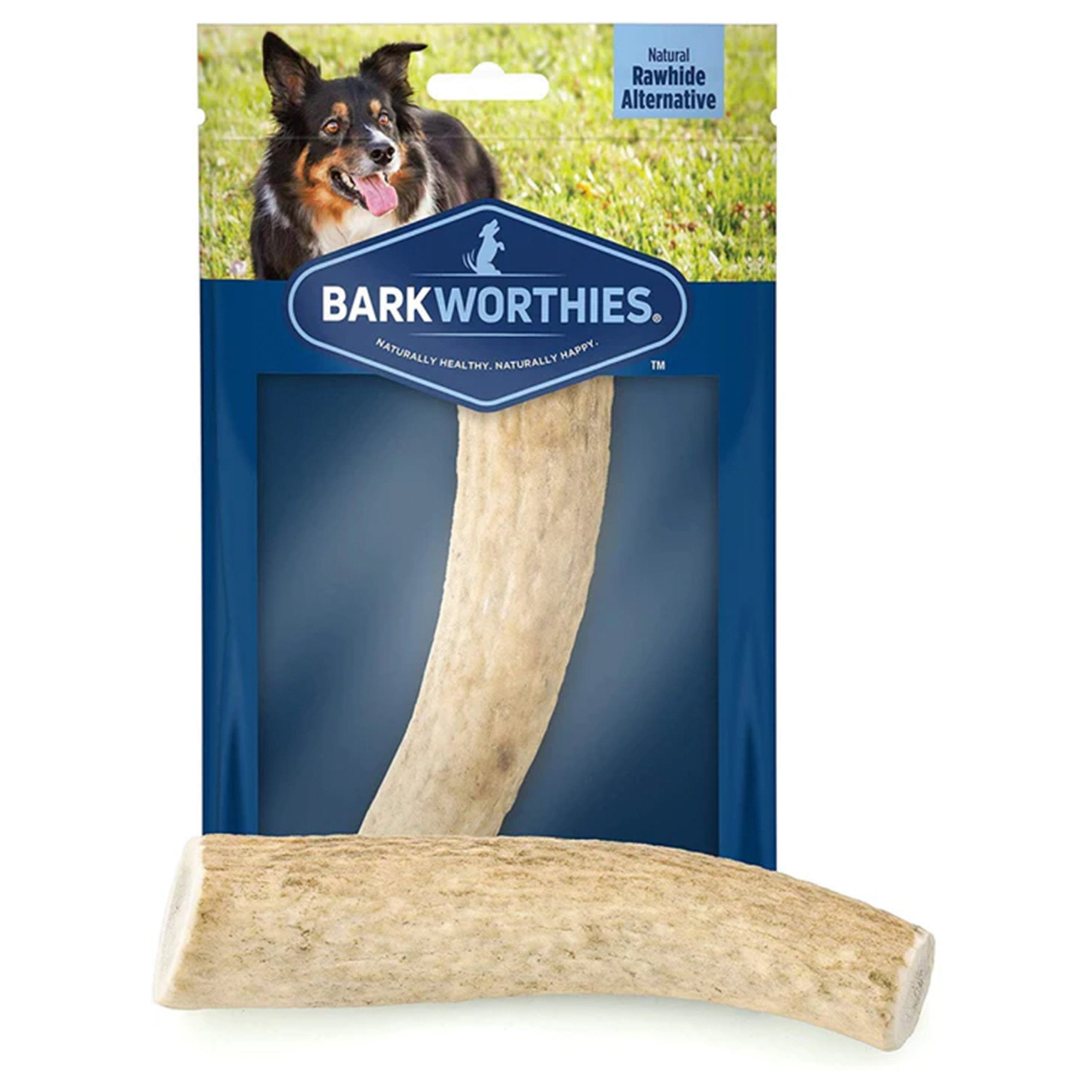 Barkworthies 6″ Whole Elk Antler Chew for Medium Breed Dogs