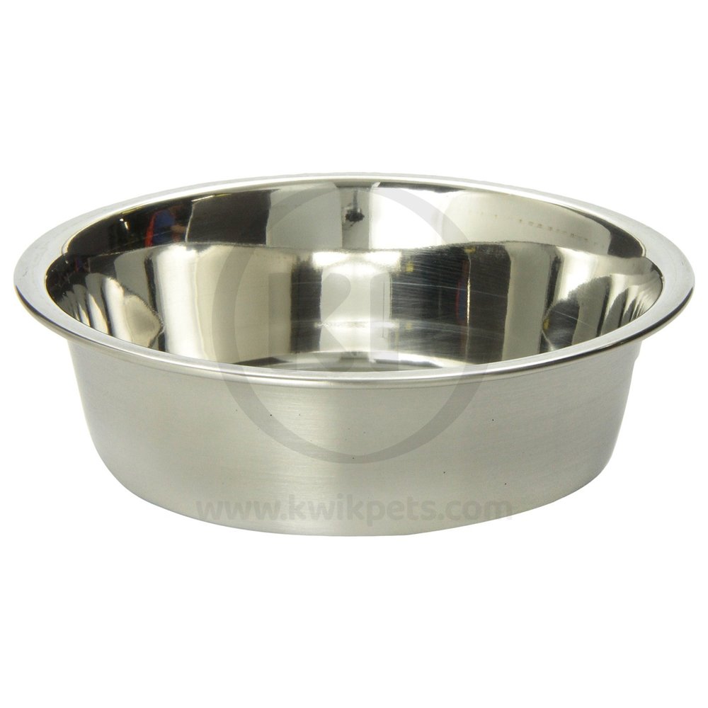 Bergan Heavy Duty Stainless Steel Dog Bowl 4-Cups Capacity