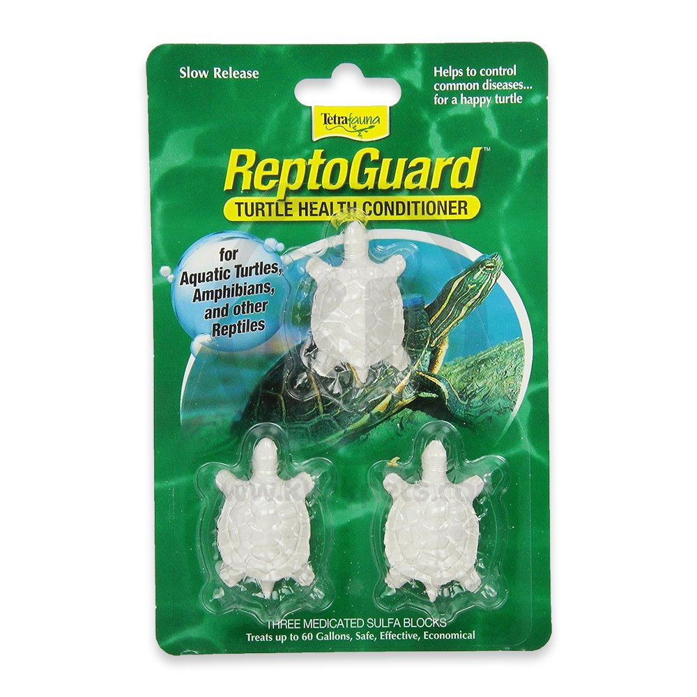 Tetrafauna ReptoGaurd Slow Release Sulfa Blocks Turtle Health Conditioner 3 Count