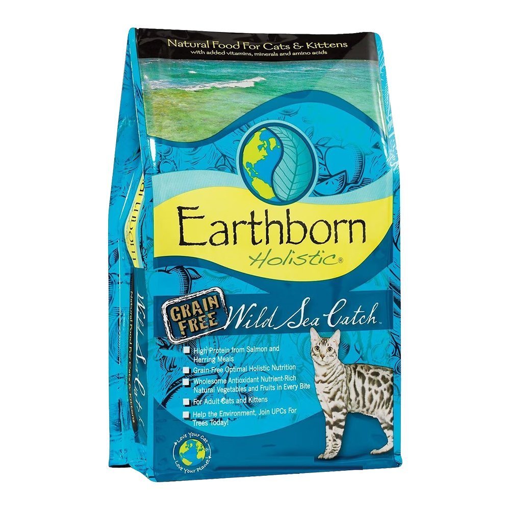 Earthborn Holistic Wild Sea Catch Grain-Free Dry Cat Food 5-lb