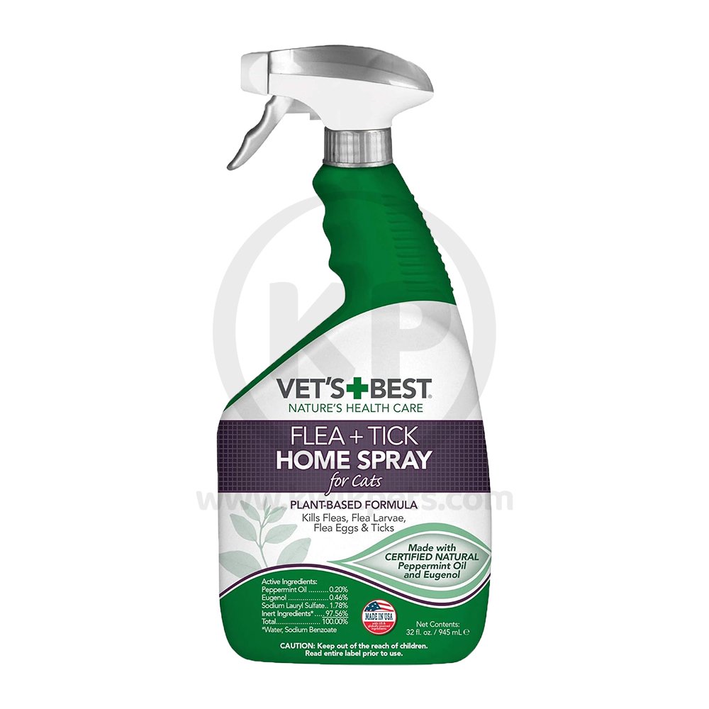 Vet’s Best Flea & Tick Home Spray for Cats 32-oz