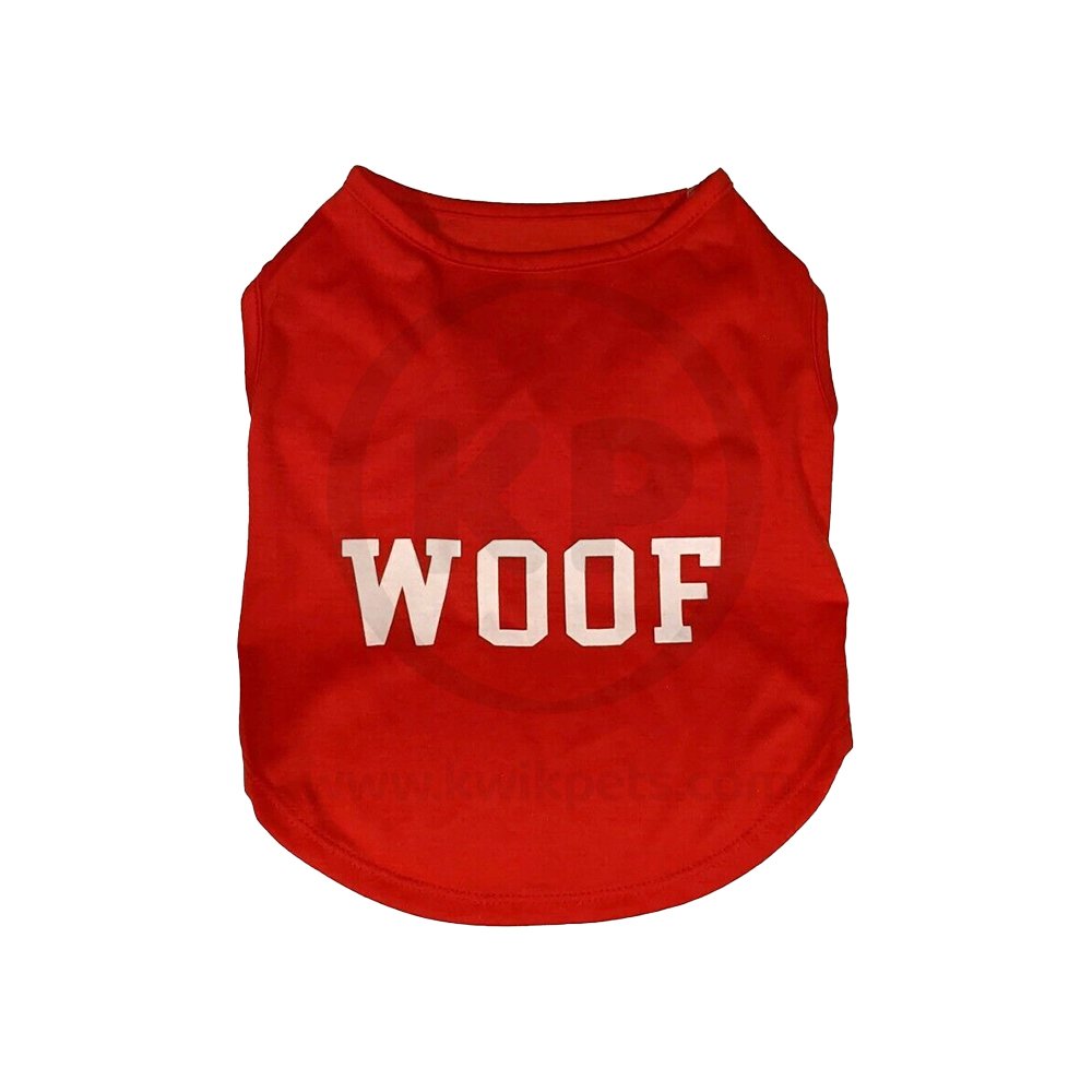 Fashion Pet Cosmo Woof Tee Red Medium