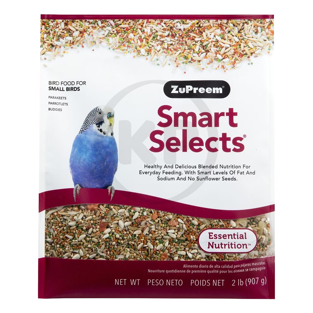 ZuPreem Smart Selects Bird Food Parakeets 2-lb