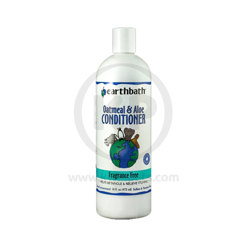 Earthbath Oatmeal & Aloe Pet Conditioner Fragrance Free 16-oz