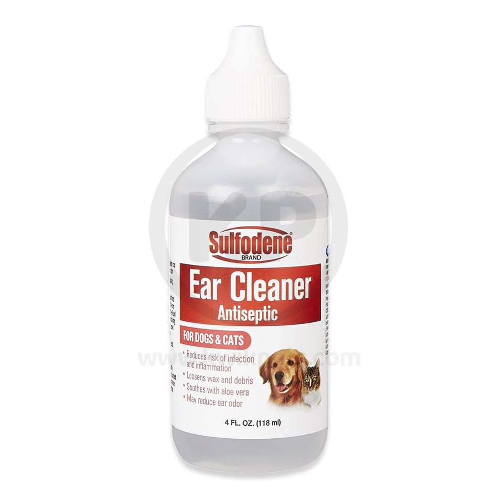 Sulfodene Antiseptic Ear Cleaner for Dogs & Cats 4-oz