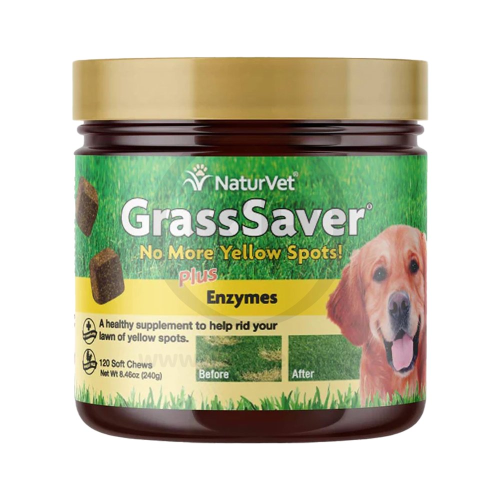 NaturVet GrassSaver Soft Chews 120 Count 8.46-oz