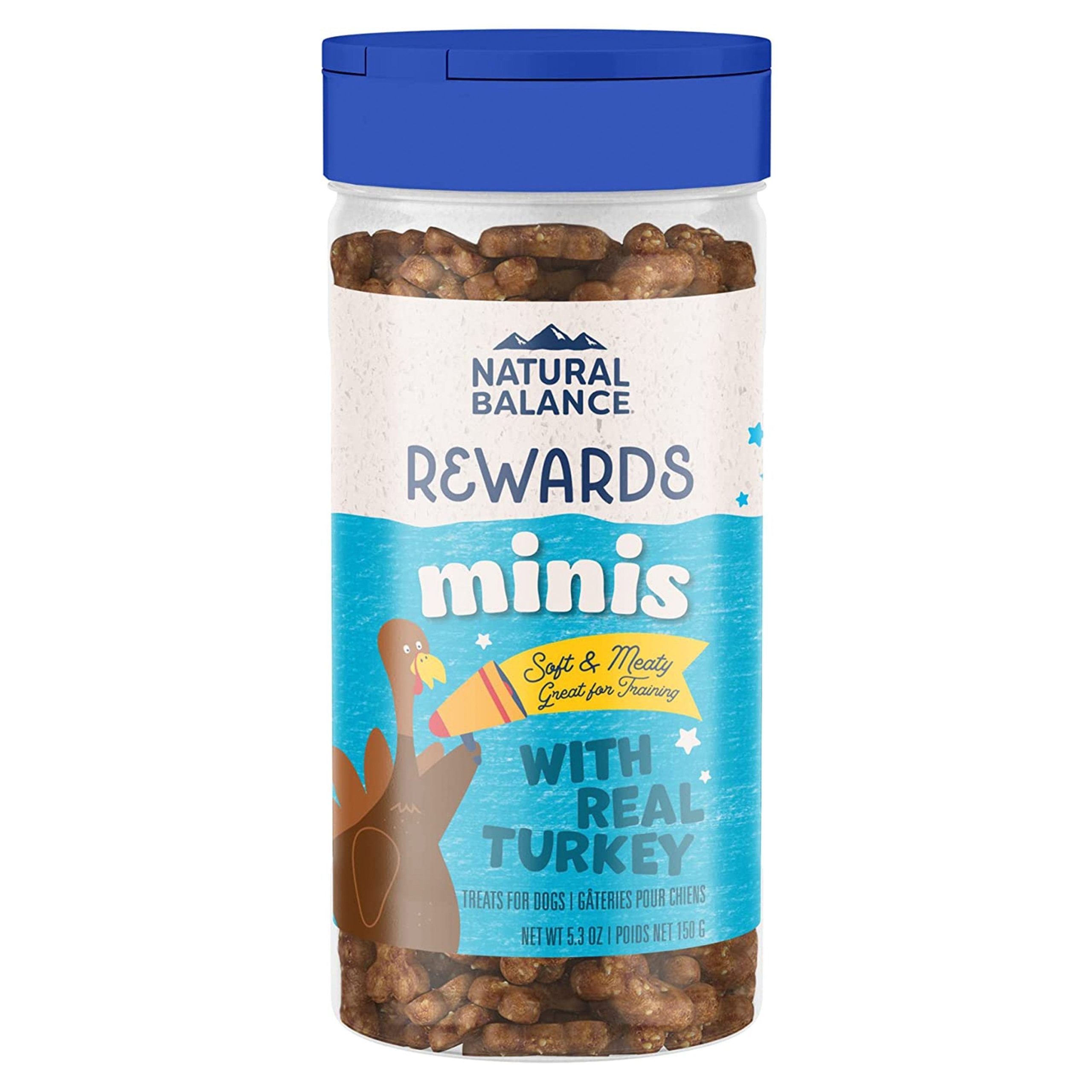 Natural Balance Pet Foods Rewards Minis Soft & Meaty Dog Treats Turkey 5.3-oz