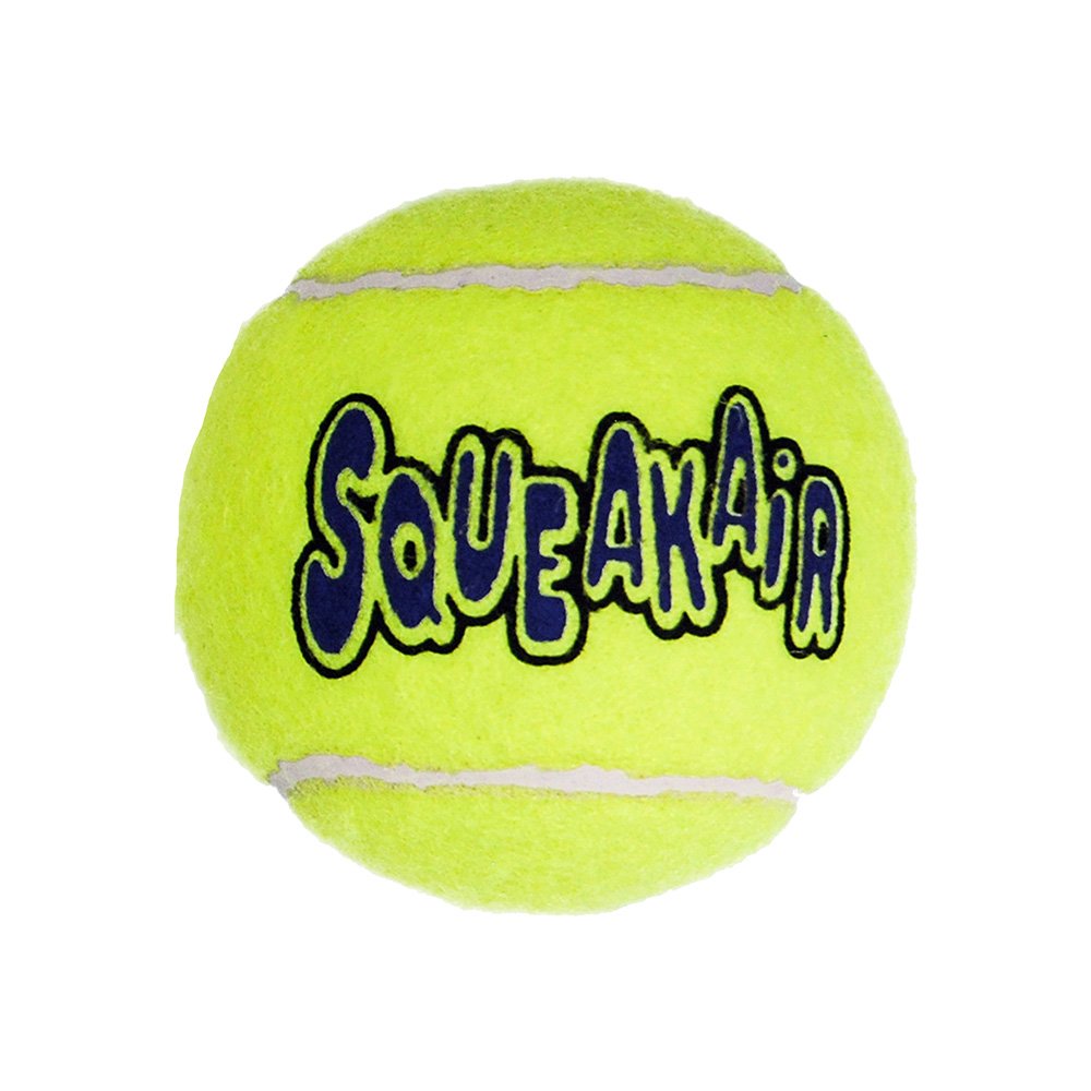 KONG Air Dog Squeakair Tennis Ball Dog Toy Medium 3 Count