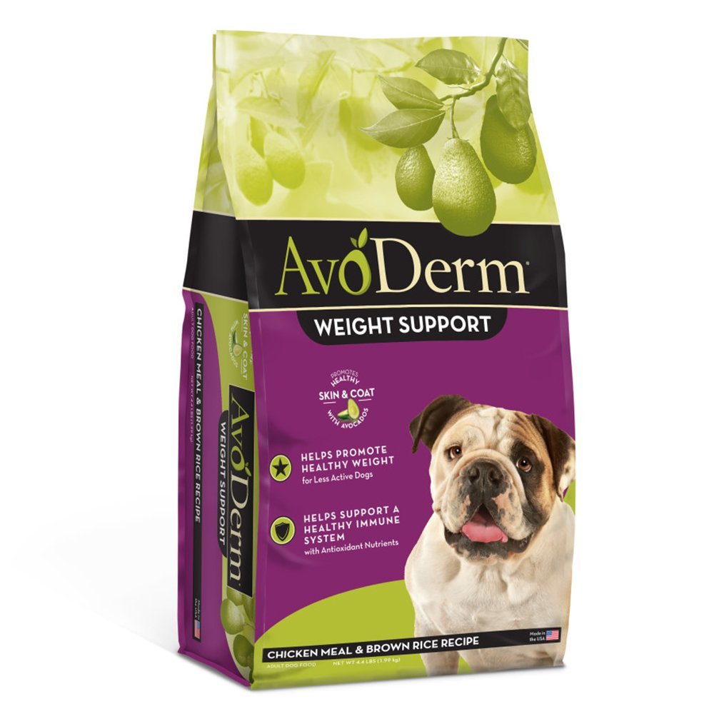 AvoDerm Natural Weight Support Chicken Meal & Brown Rice Recipe Dry Dog Food 4.4-lb