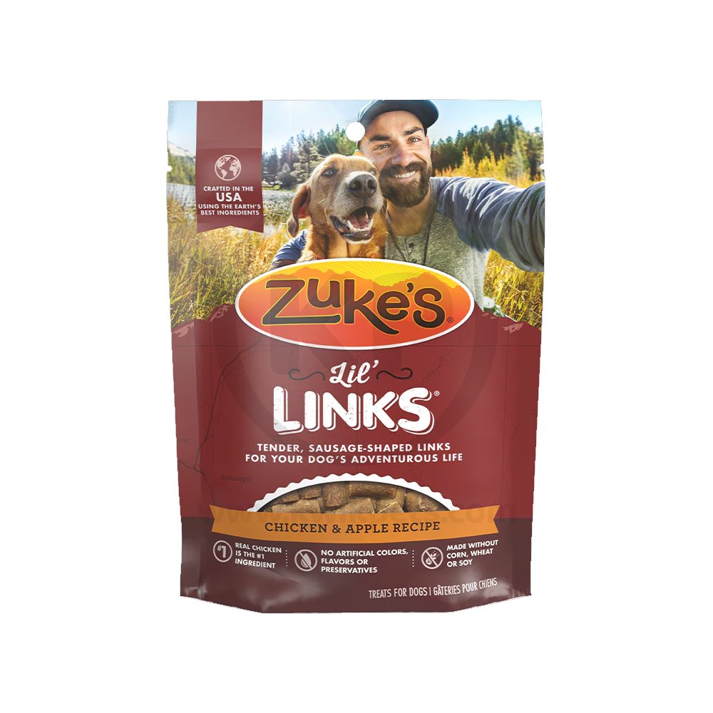 Zuke’s Lil Links Chicken & Apple Dog Treats 6-oz