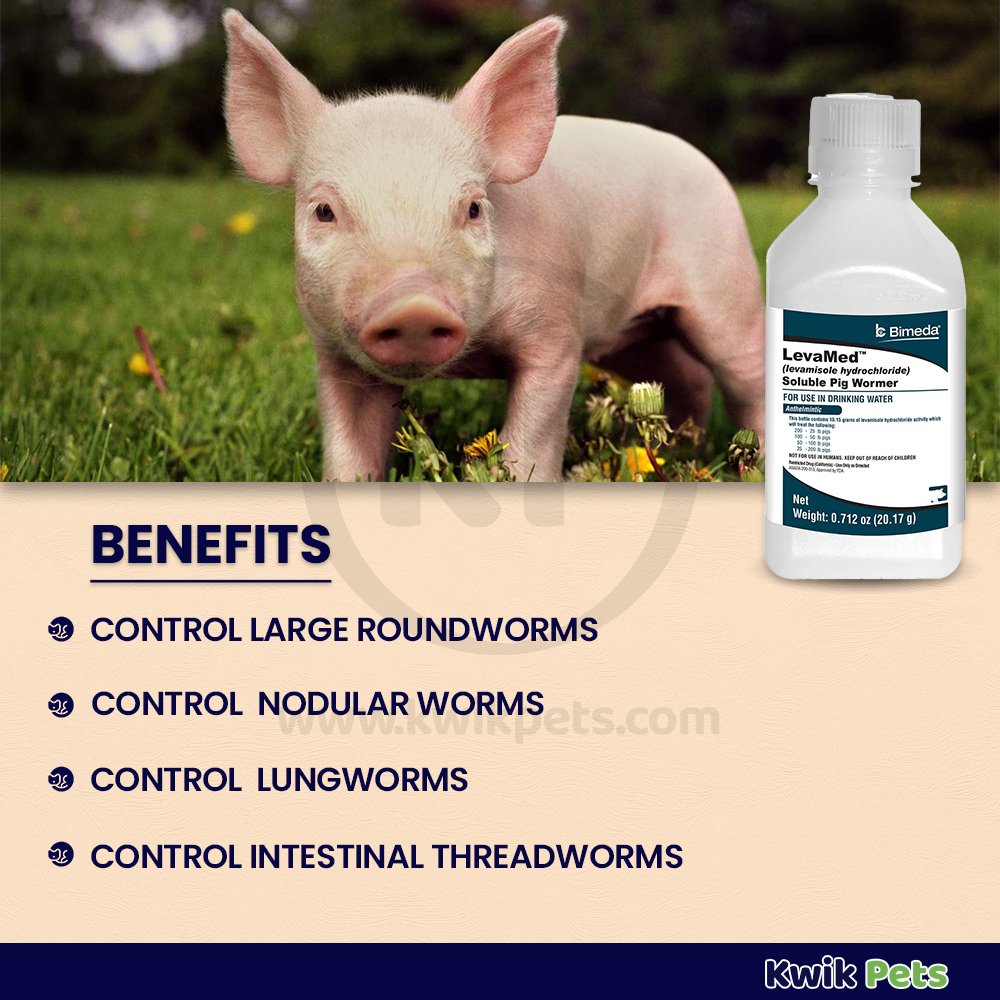 Durvet Levamed Soluble Pig Wormer 20.17grm