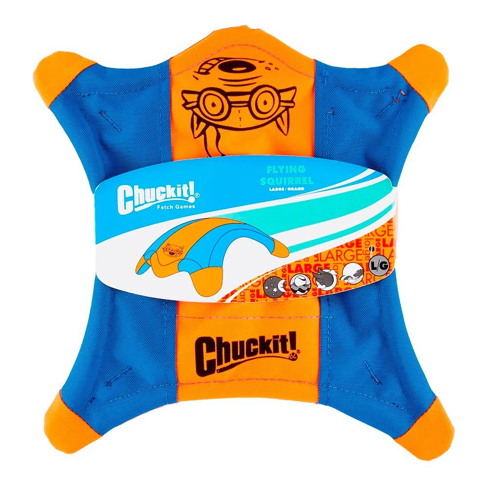 Chuckit! Flying Squirrel Dog Toy Assorted Colors Large