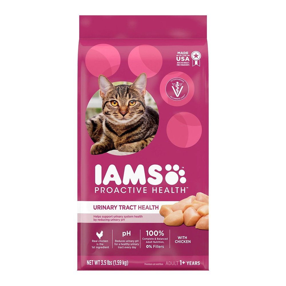 IAMS Proactive Health Urinary Tract Health Adult Dry Cat Food Chicken 3.5-lb