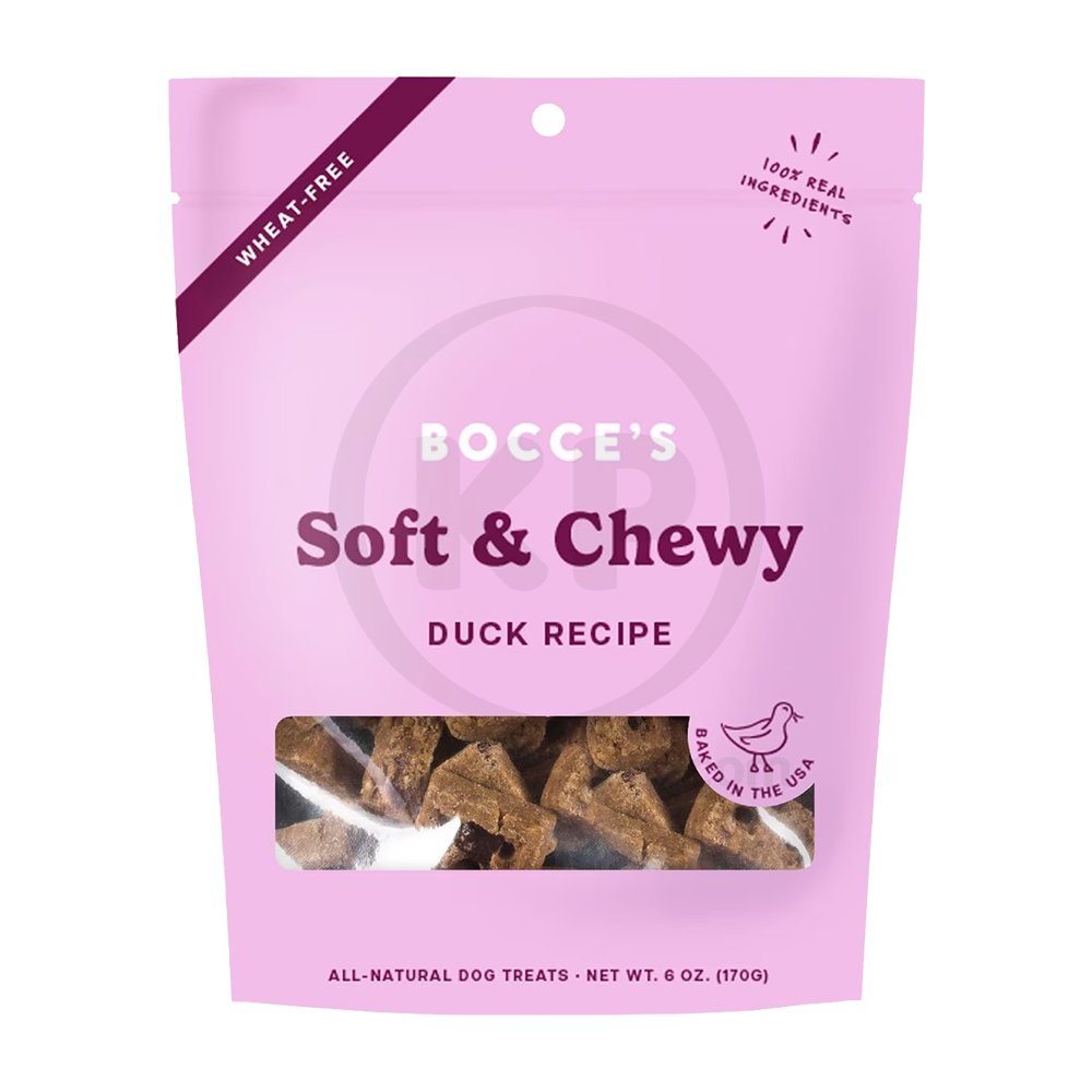 Bocce’s Bakery Soft & Chewy Dog Treats Duck 6-oz