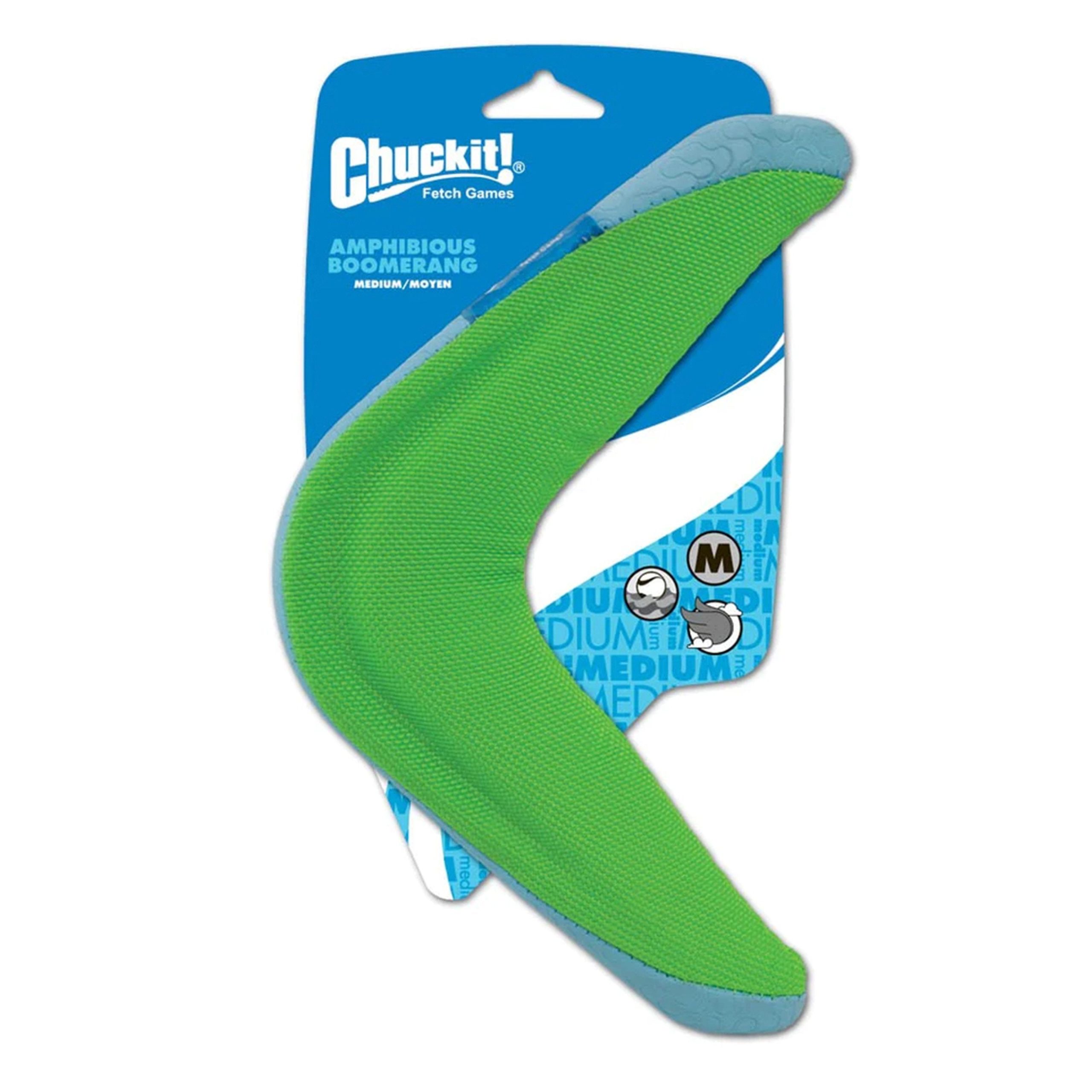 Chuckit! Amphibious Dog Toy Boomerang Assorted Medium