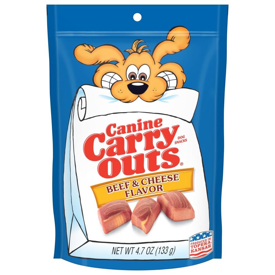 Canine Carry Outs Beef & Cheese Flavor Dog Treats 4.7-oz