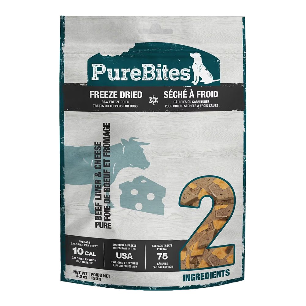 PureBites Beef & Cheese Freeze Dried Dog Treats 4.2-oz