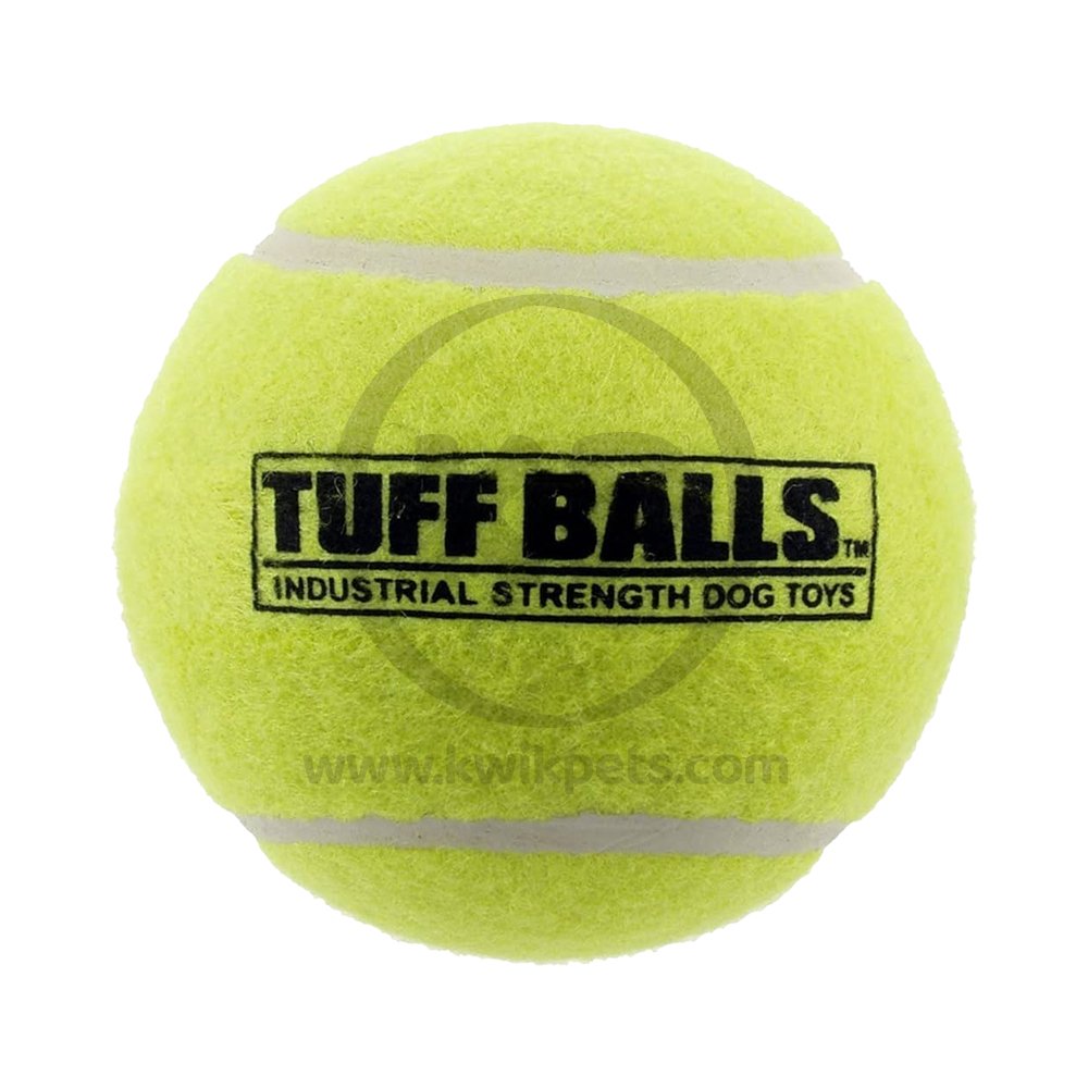 Petsport USA Tuff Ball Dog Toy Yellow 1.8-in