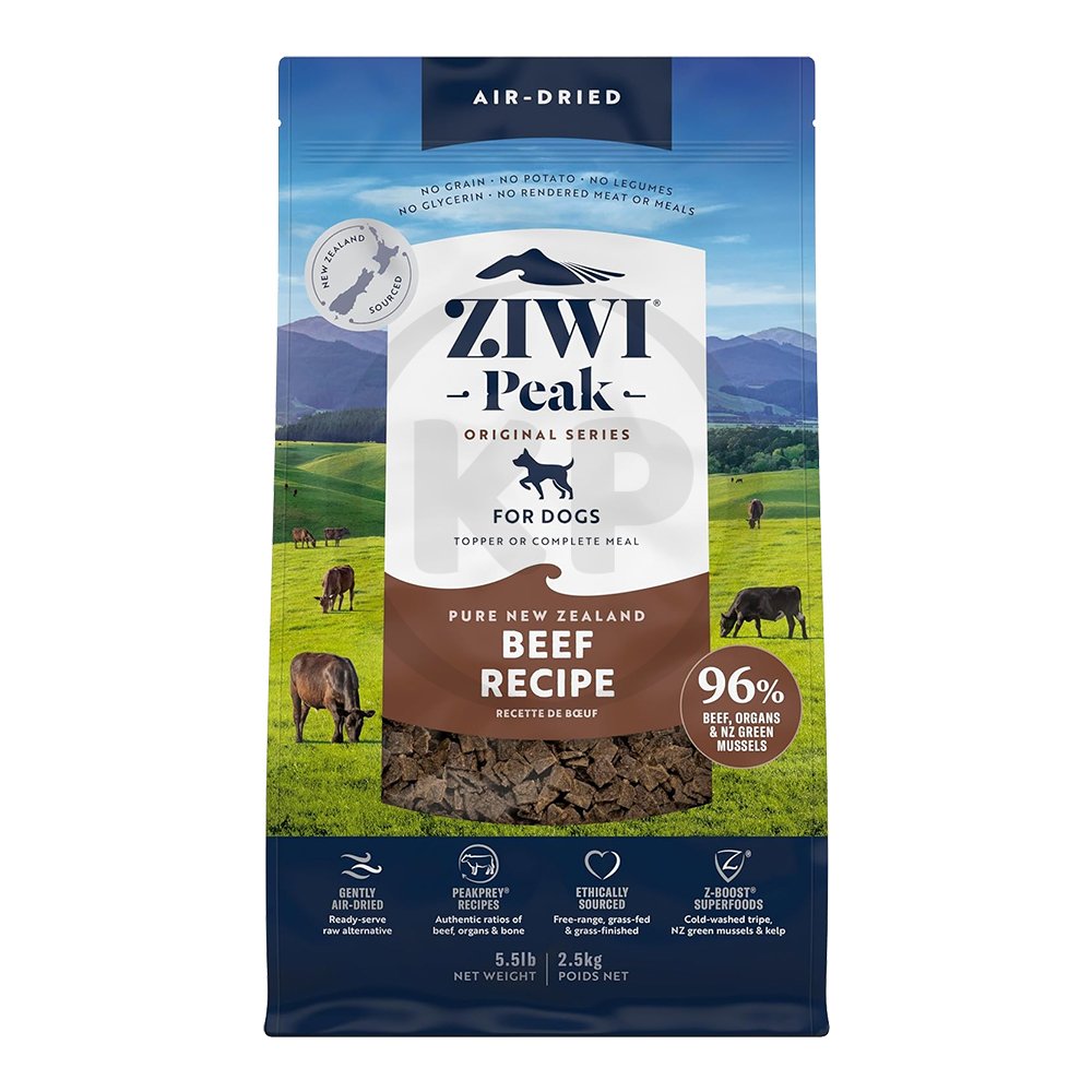 Ziwi Peak Air Dried Dog Food Beef Recipe 5.5-lb