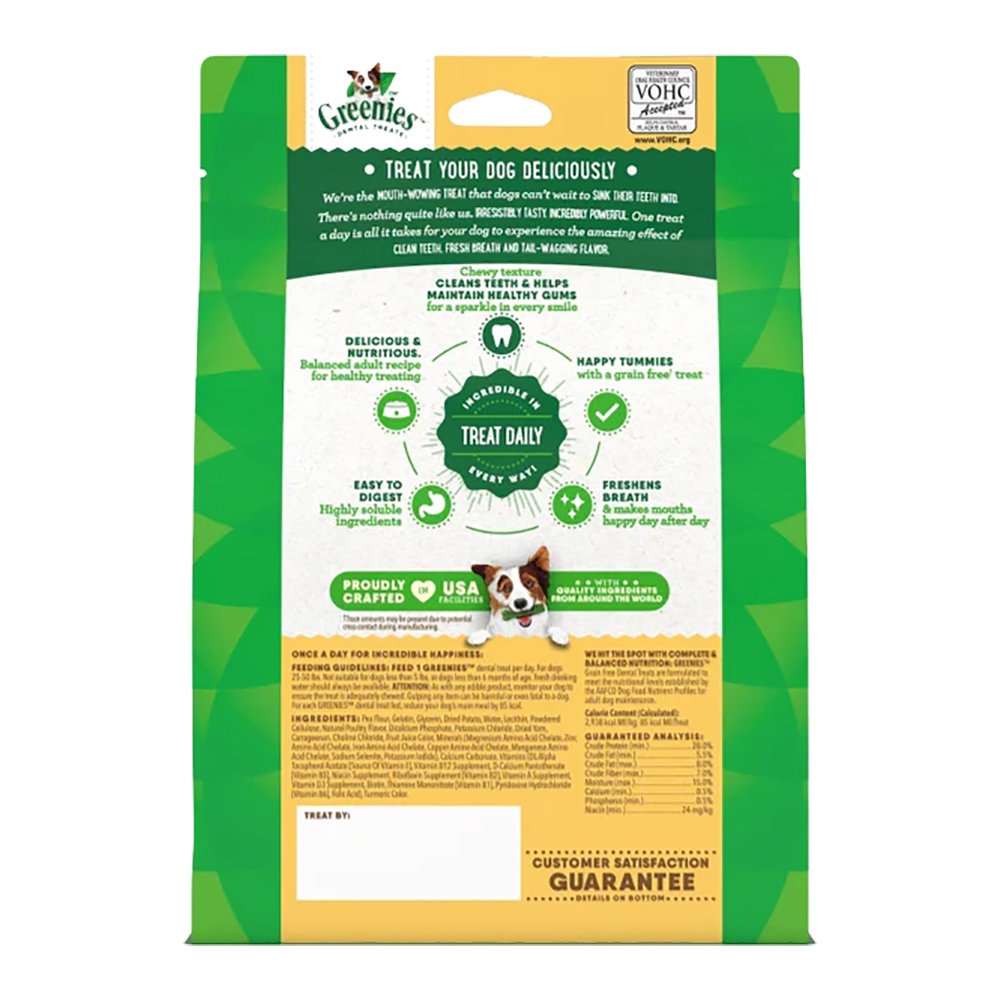 Greenies Grain Free Dog Dental Treats Regular 12-oz 12 Count