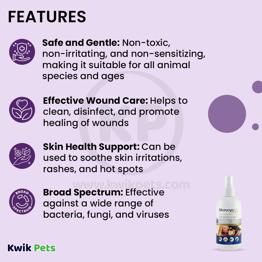 MicrocynAH Wound & Skin Care 8-oz