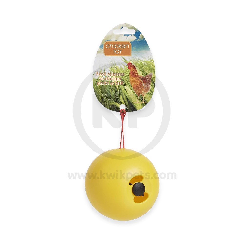 Lixit Chicken Toy Yellow One Size