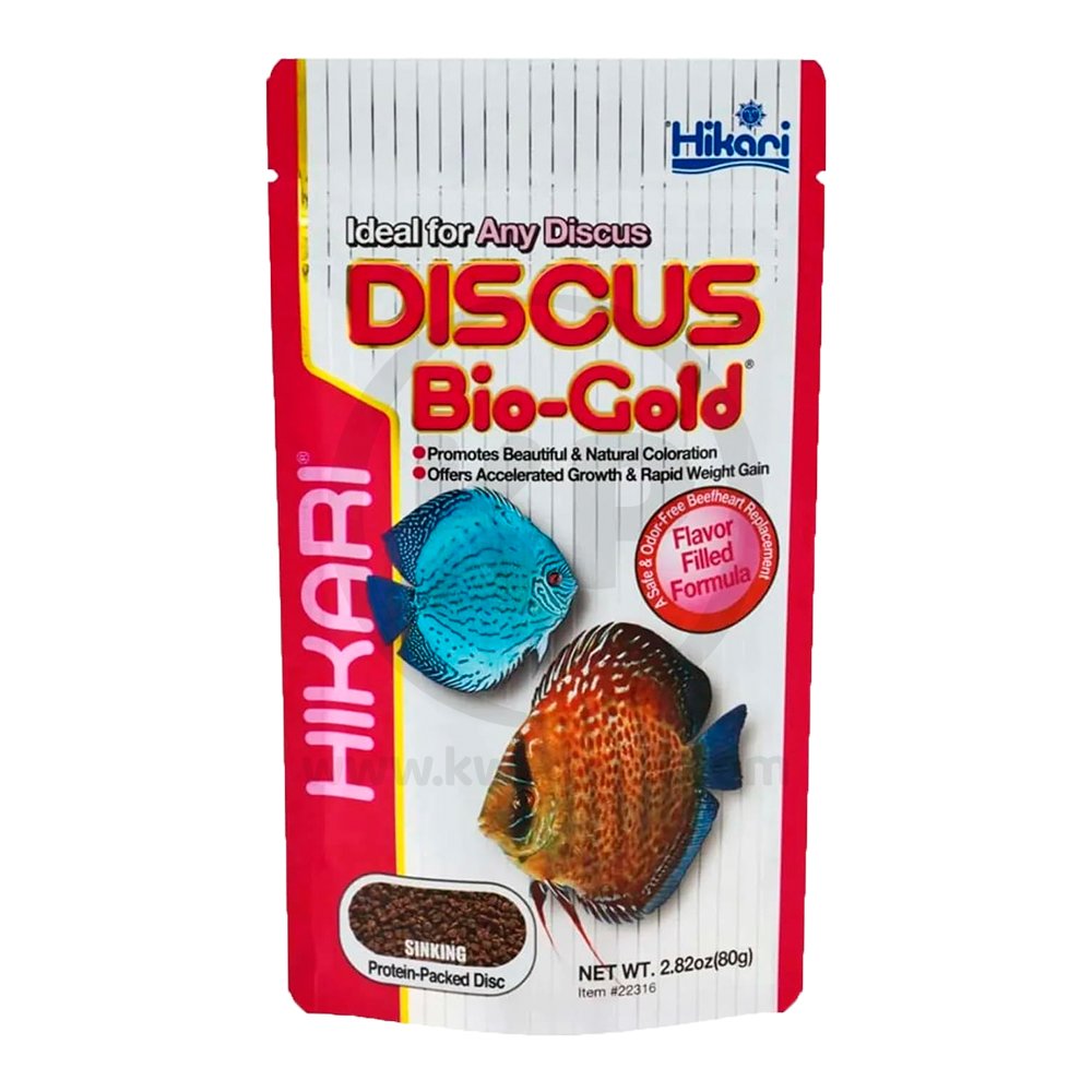 Hikari USA Discus Bio-Gold Sinking Pellets Fish Food 2.82-oz