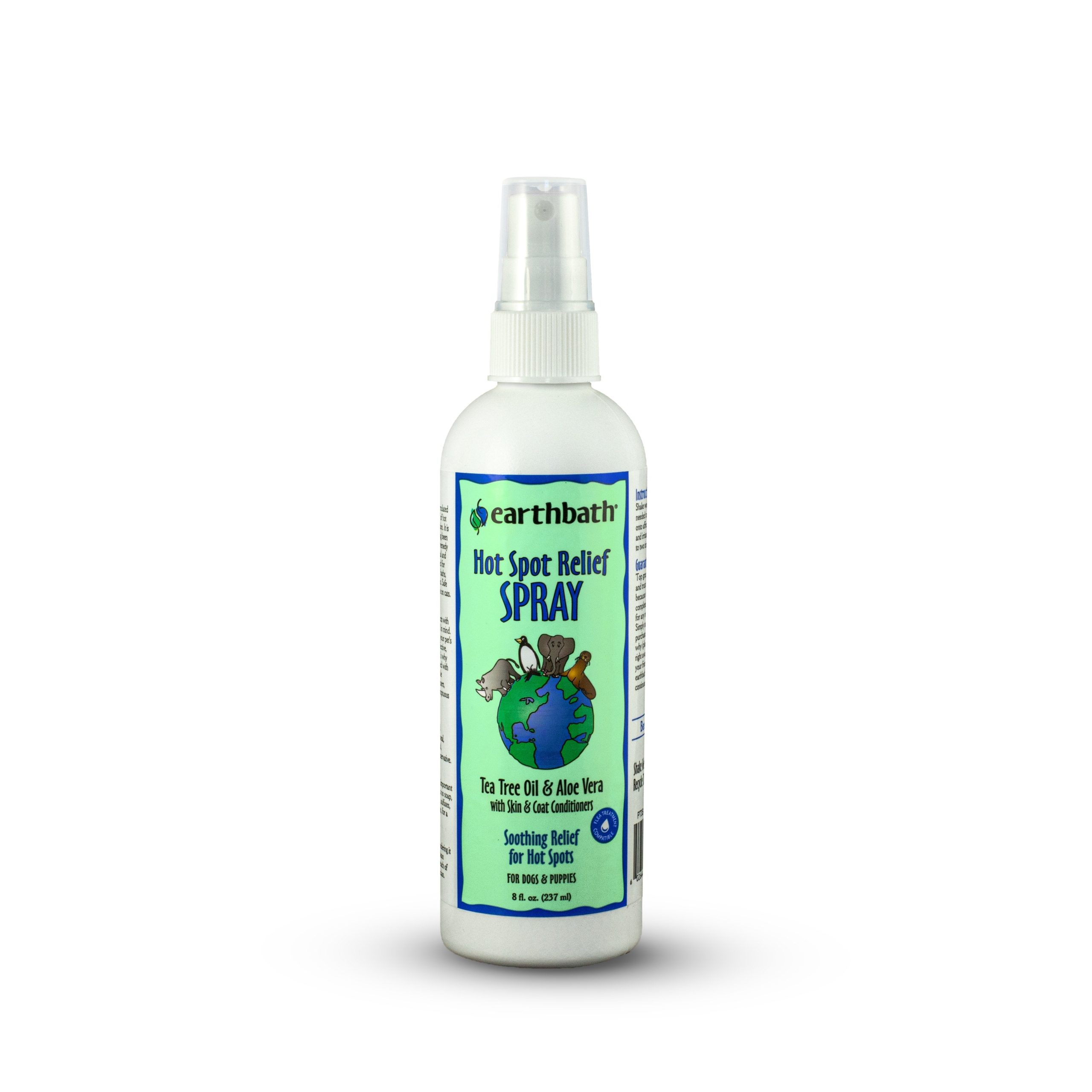 Earthbath Hot Spot Relief Tea Tree Oil & Aloe Vera Spray for Dogs 8-oz