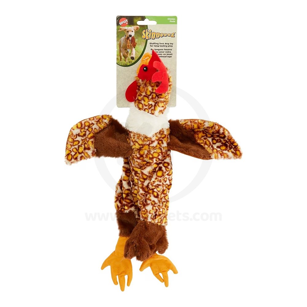 Skinneeez Barnyard Series Dog Toy Chicken Multicolor Mini