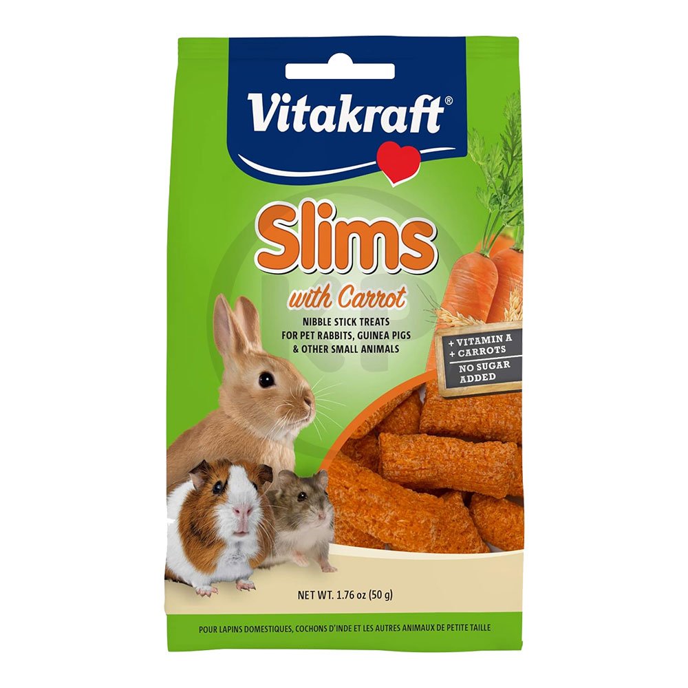 Vitakraft Slims w/Carrot Small Animal Treat 1.76-oz