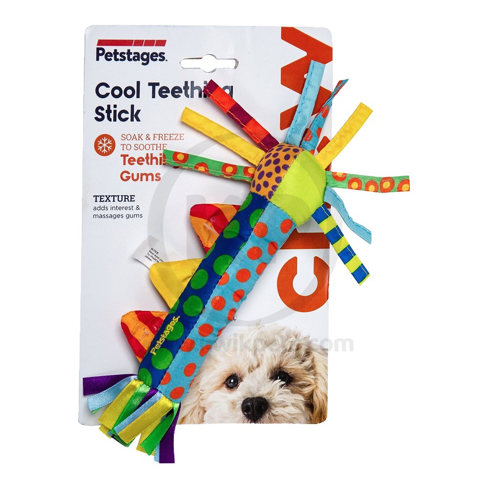 Petstages Cool Teething Multicolor Stick Dog Toy