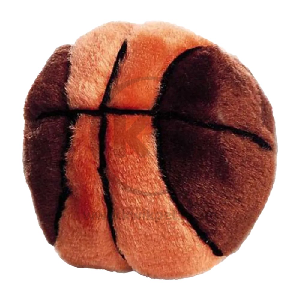 Ethical Pet Spot Plush Dog Toy Basketball 4.5-in