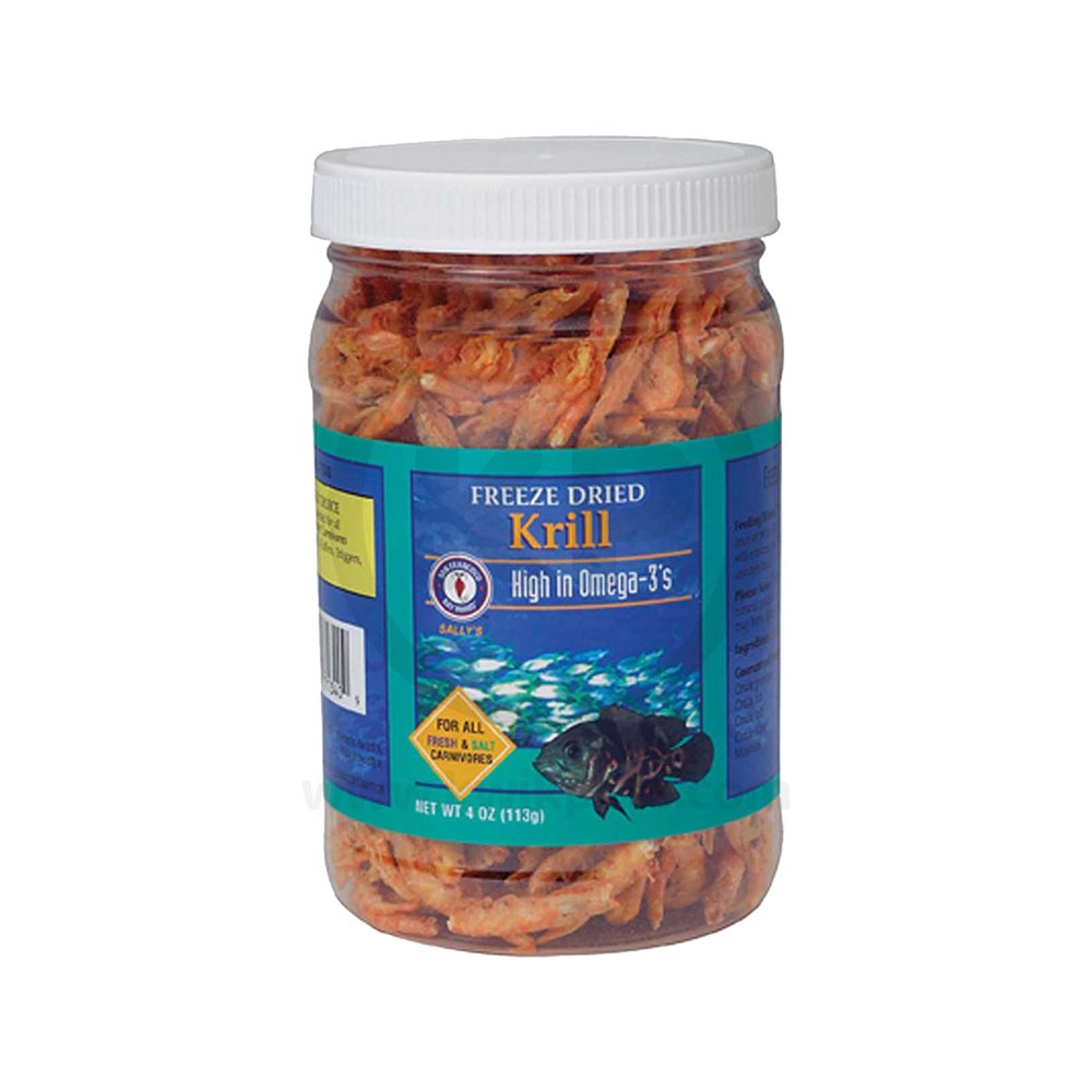 San Francisco Bay Brand Krill Freeze-Dried Fish Food 4-oz