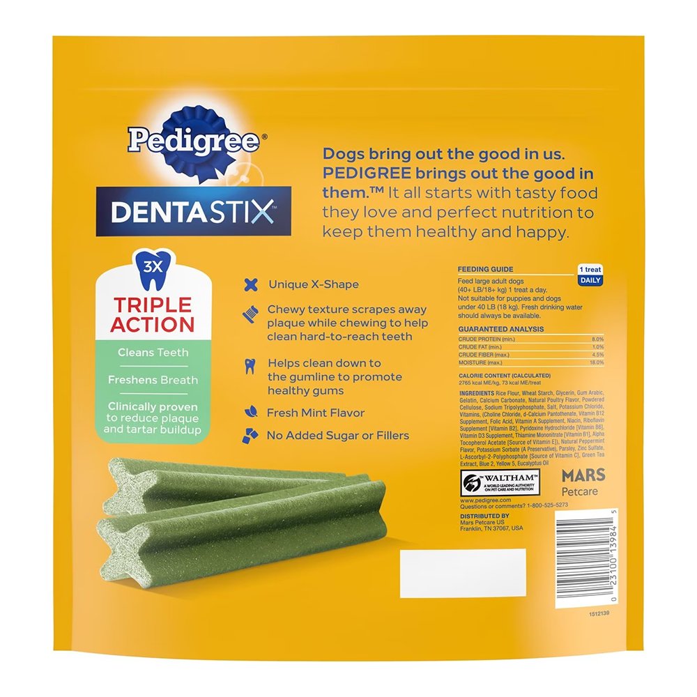 Pedigree DENTASTIX Fresh Dog Dental Treats 28 Count