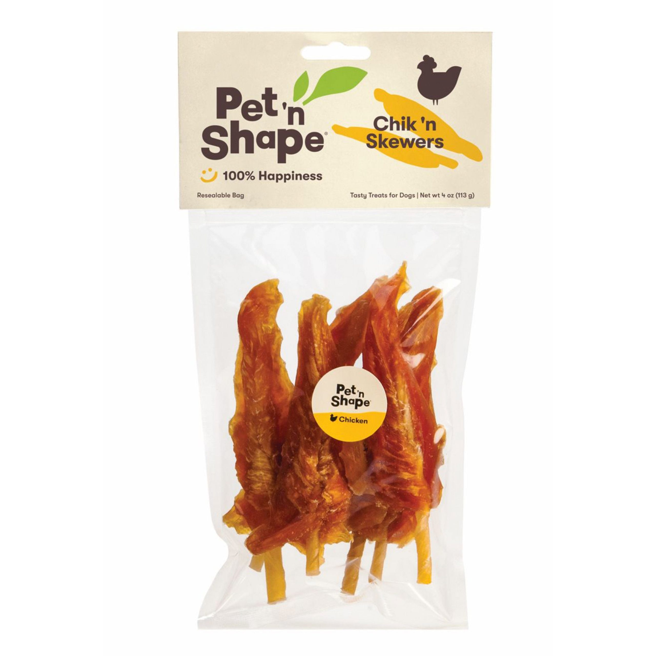 Pet ‘n Shape Chik ‘n Skewers Jerky Dog Treats 4-oz