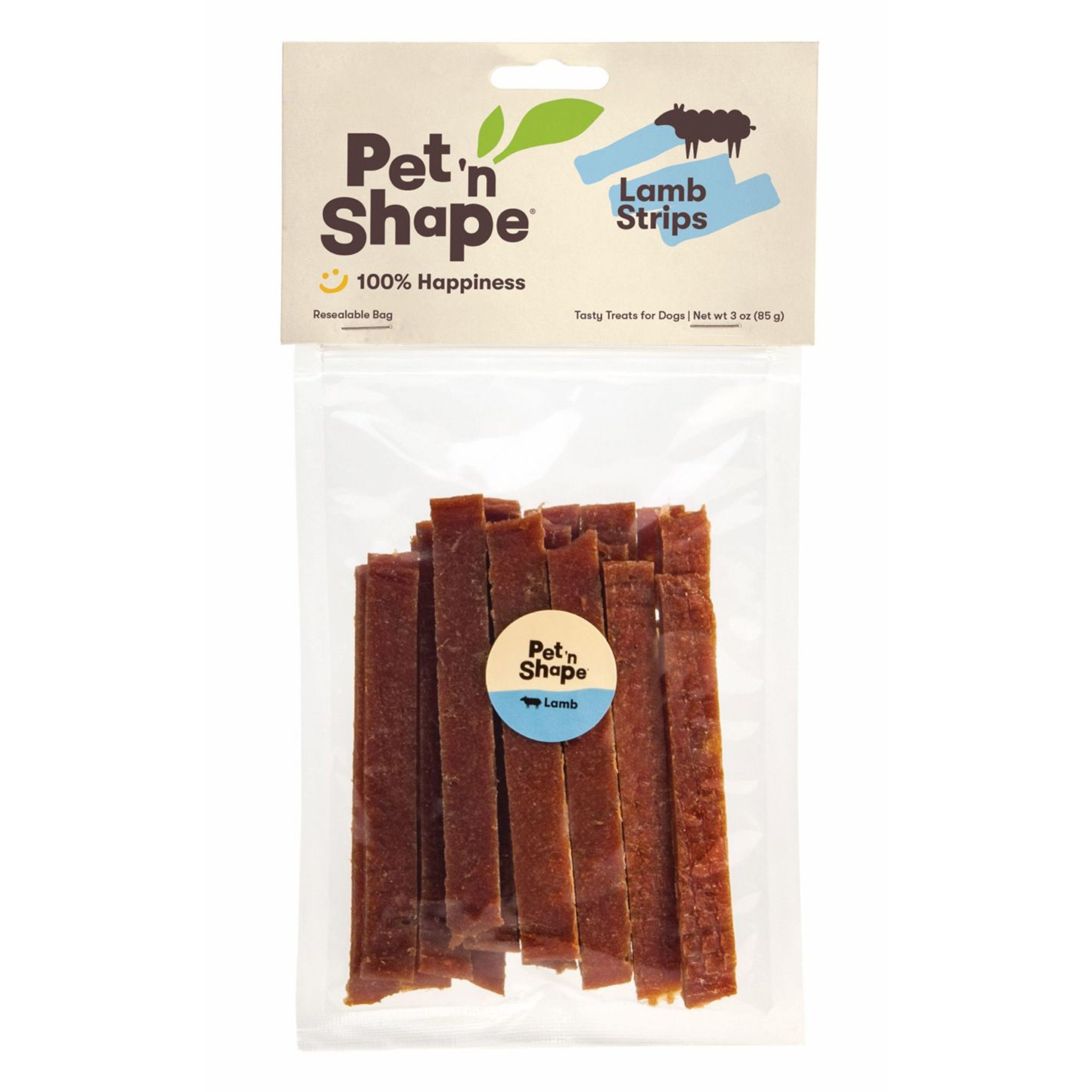 Pet ‘n Shape Lamb Strips Jerky Dog Treats 3-oz