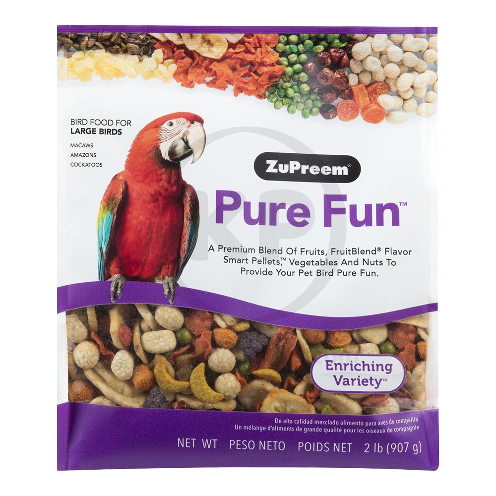 ZuPreem Pure Fun Large Birds Food 2-lb