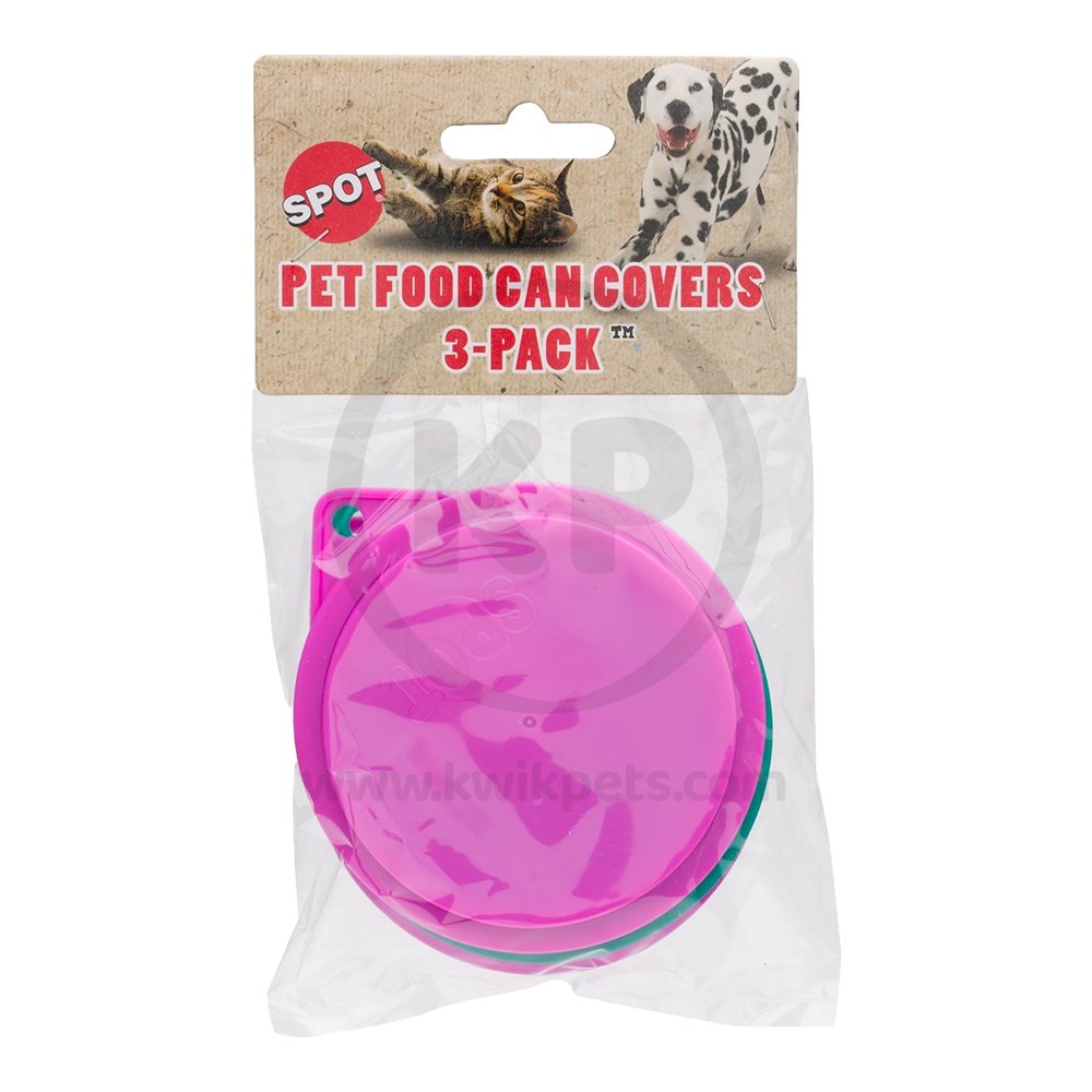 Ethical Pet Spot Pet Food Can Covers Assorted 3 Count 3.5-in