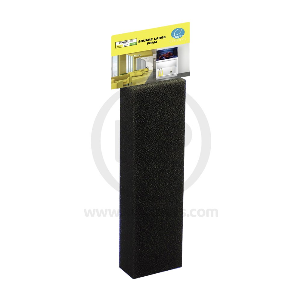 Eshopps Replacement Filter Foam for Filters Black Square Large