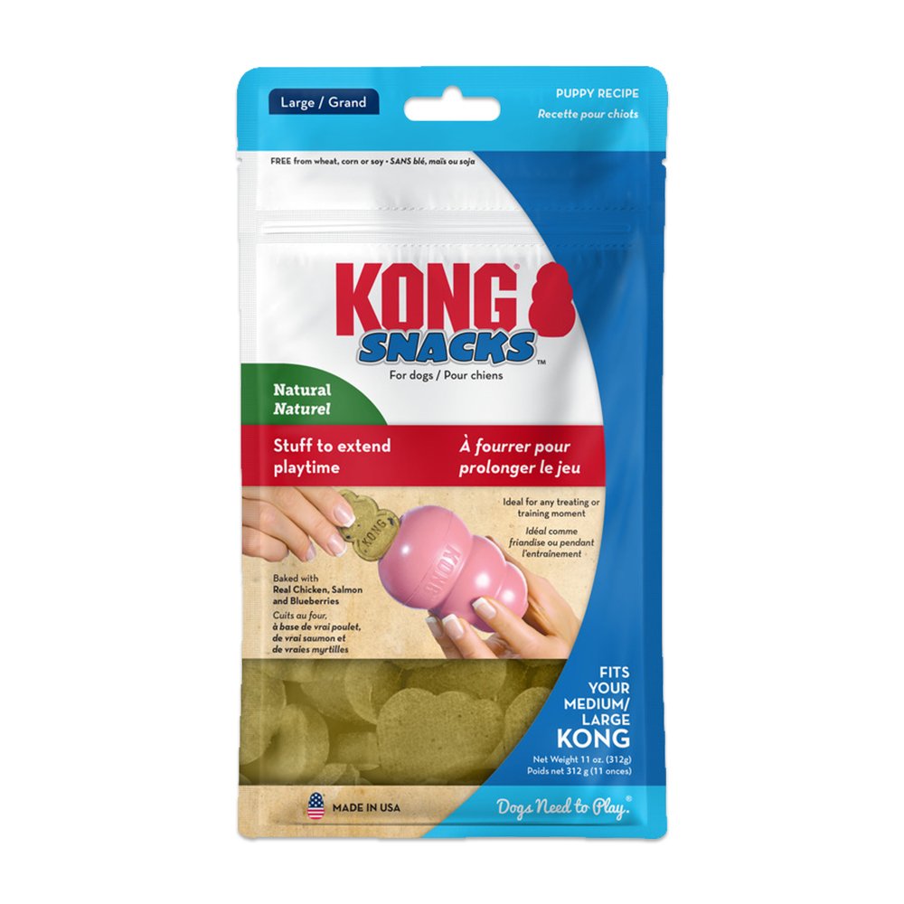 KONG Stuff’N Snacks Puppy Treats Chicken Liver Large 11-oz