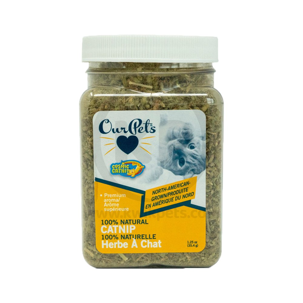 OurPets Cosmic 100% Natural Catnip Jar 1.25-oz