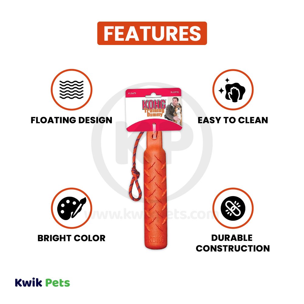 KONG Training Dummy Dog Toy Orange Large