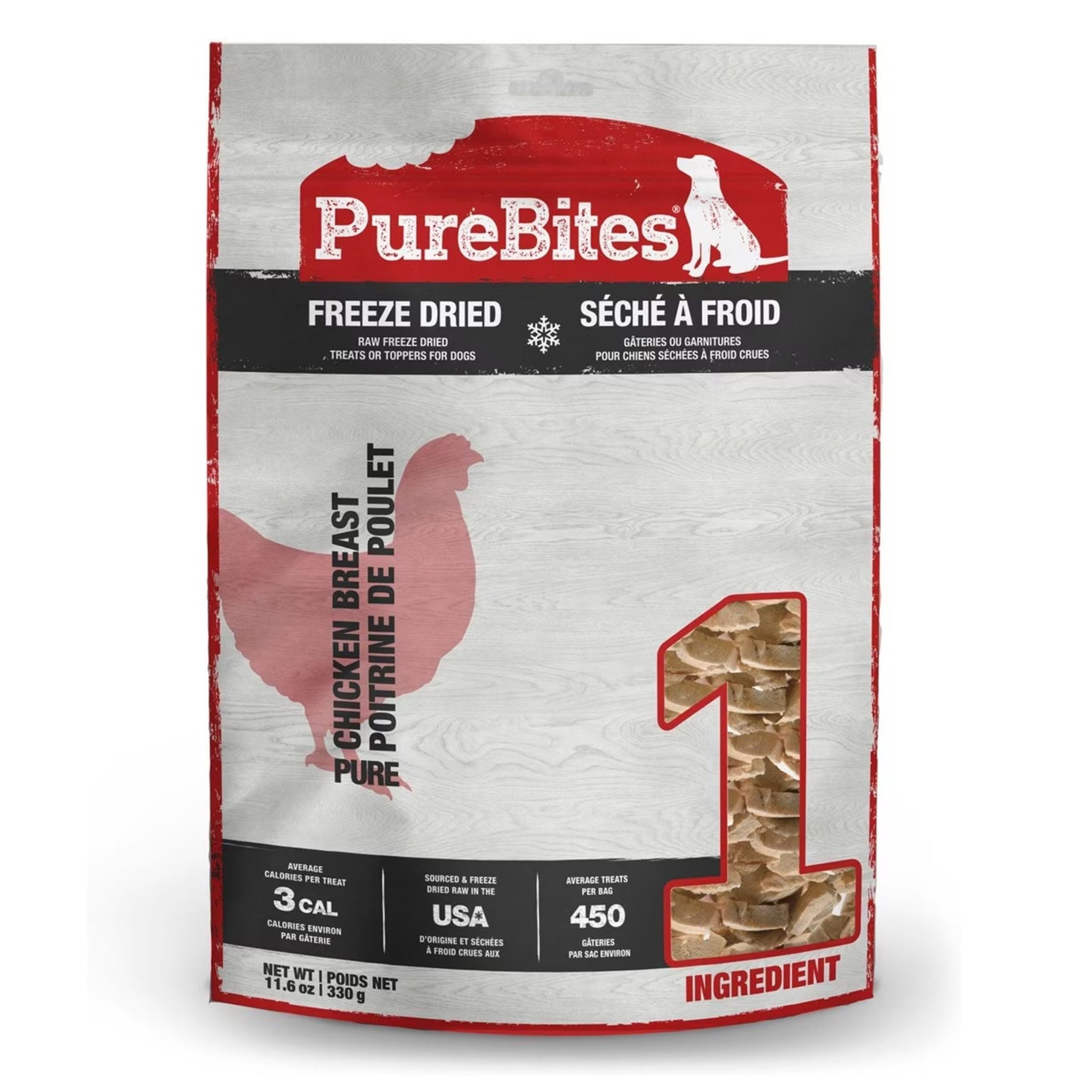 PureBites Chicken Breast Freeze Dried Dog Treats 11.6-oz