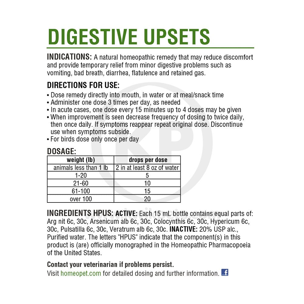 HomeoPet Digestive Upsets 15 ml