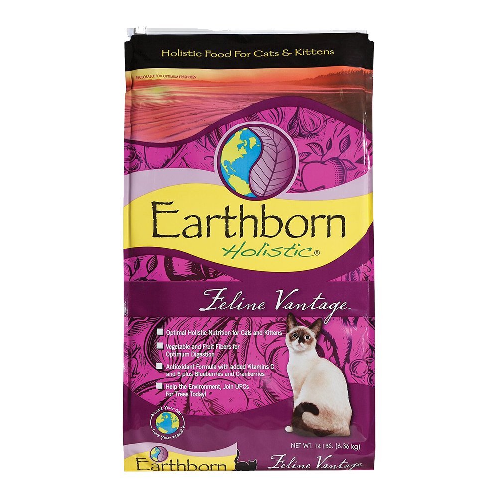 Earthborn Holistic Feline Vantage Dry Cat Food 5-lb